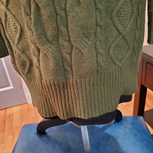 ELOQUII Elements Women's Plus Size Cable Knit Sweater Dress size 18/20 - Picture 3 of 7